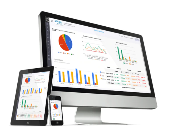screenshot of Pxier Sales and Catering